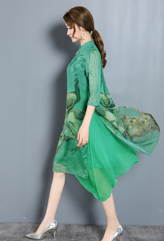 FF-101 Trendy Dress Green