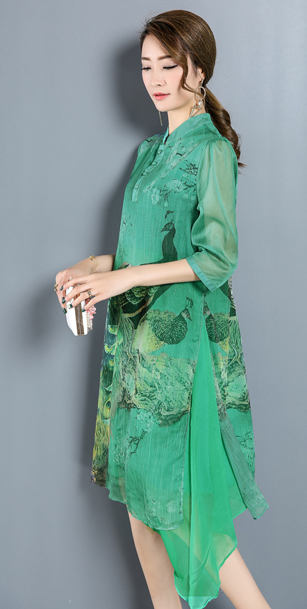 FF-101 Trendy Dress Green