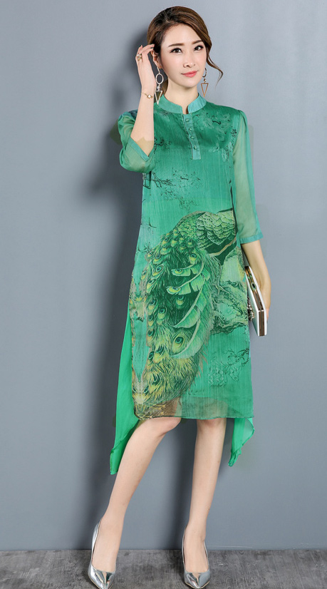 FF-101 Trendy Dress Green