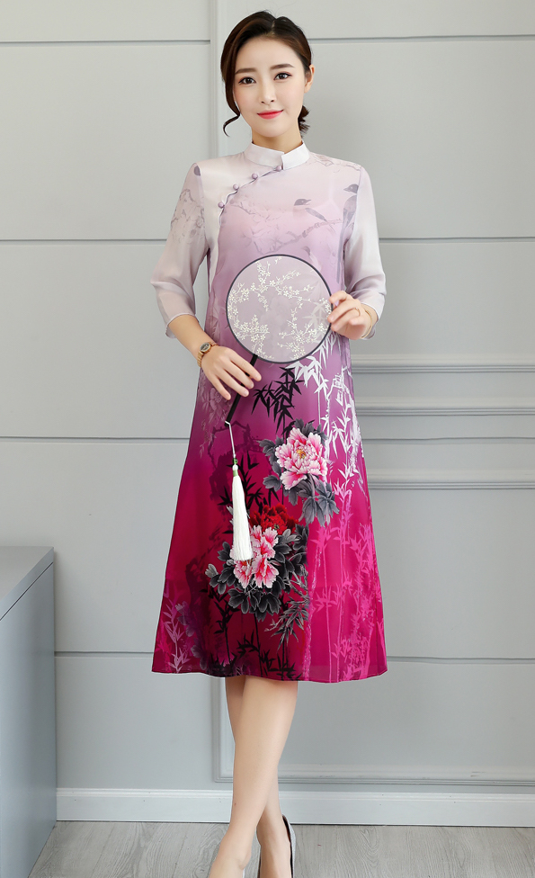 FF-102 Charming Cheongsam Pink