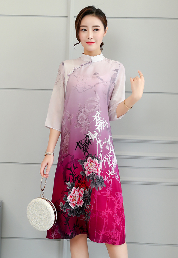 FF-102 Charming Cheongsam Pink