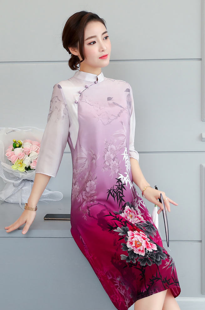 FF-102 Charming Cheongsam Pink