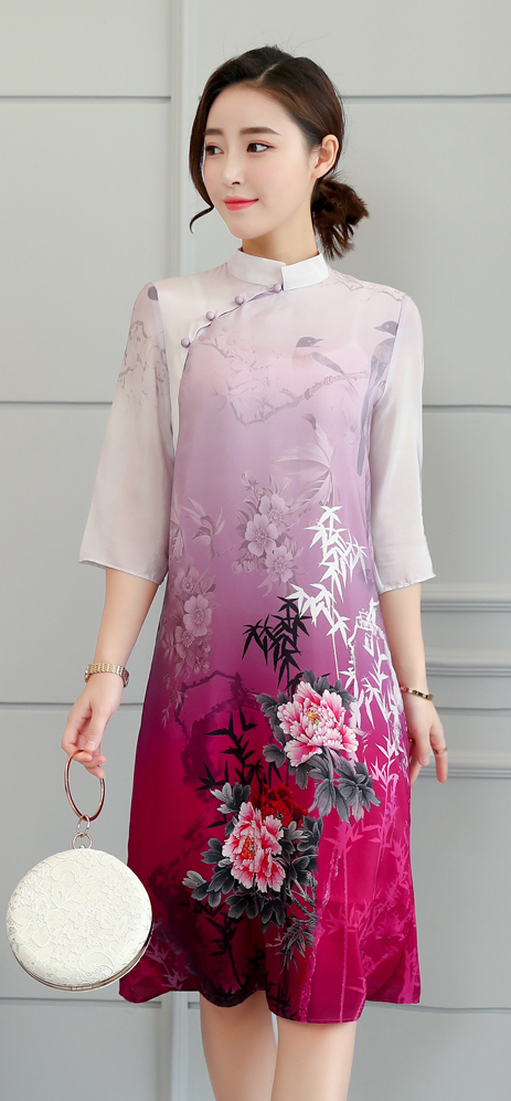 FF-102 Charming Cheongsam Pink