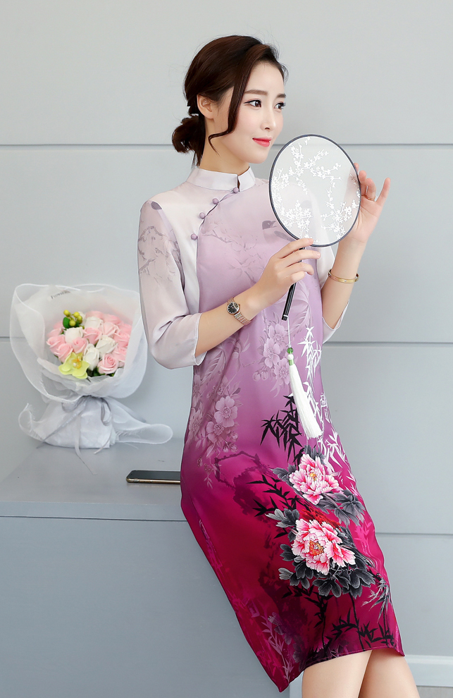 FF-102 Charming Cheongsam Pink