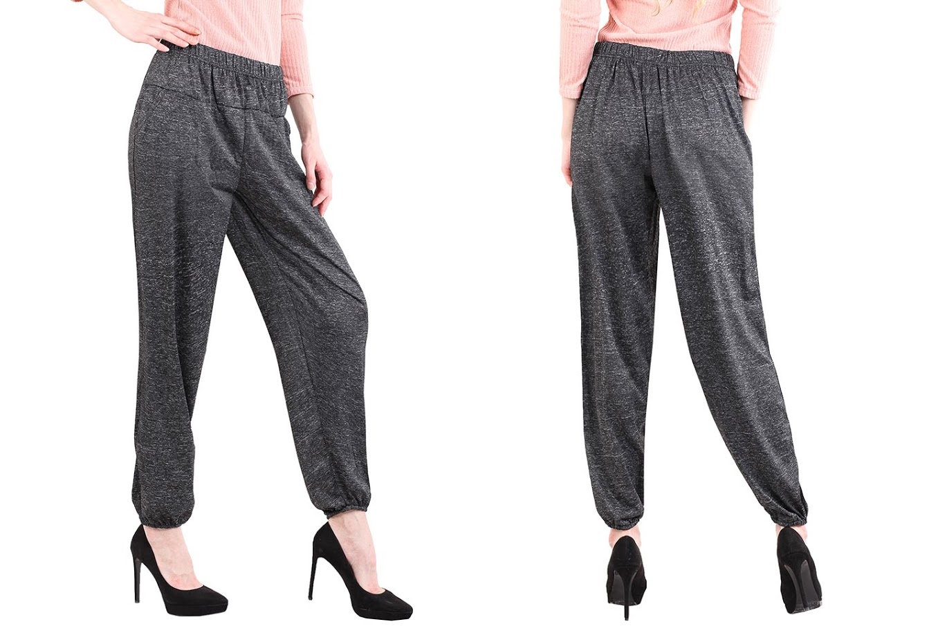 QA-493 Casual Pant Black