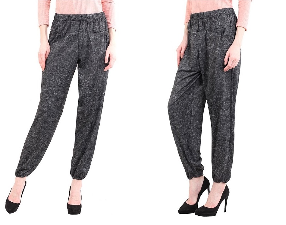 QA-493 Casual Pant Black