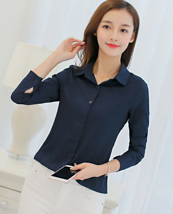 ST-632 Fashion Top Dark Blue