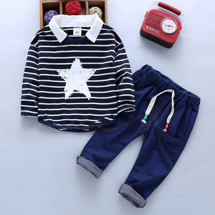 ST-635 Kids Top & Pant Set Black