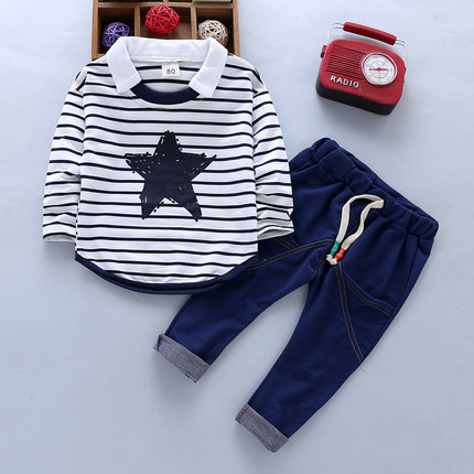 ST-635 Kids Top & Pant Set White