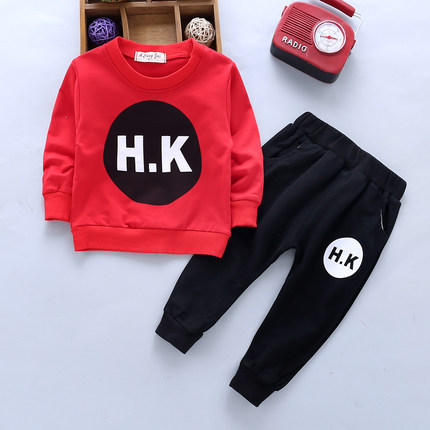 ST-637 Kids Top & Pant Set Red