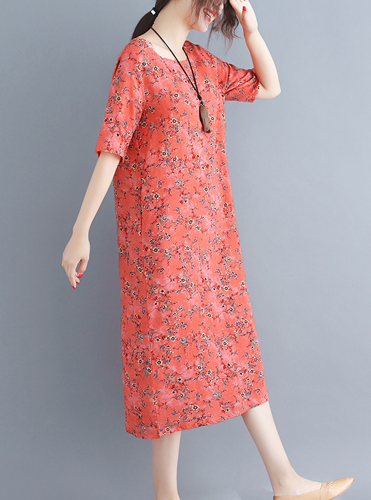 ST-644 Charming Dress Orange