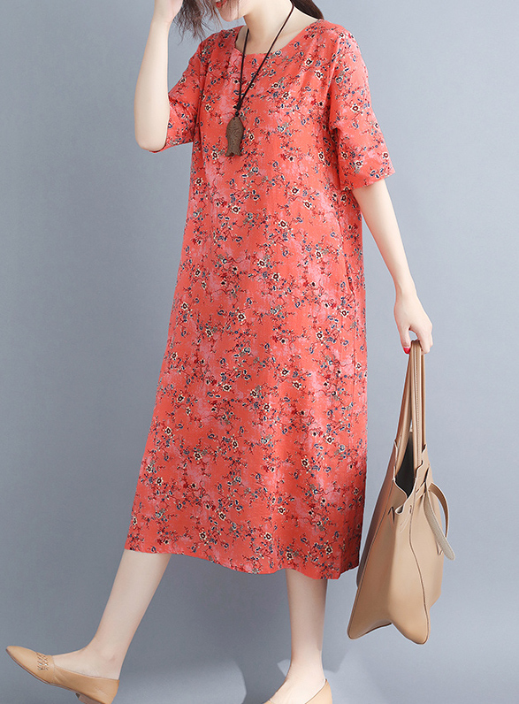 ST-644 Charming Dress Orange