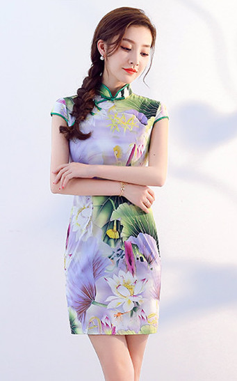 ST-658 Charming Cheongsam As Pic