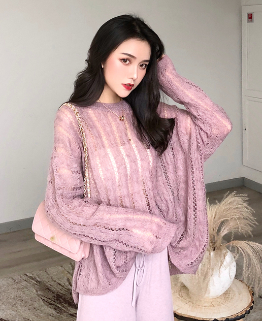 ZL707 Fashion Sweater Purple