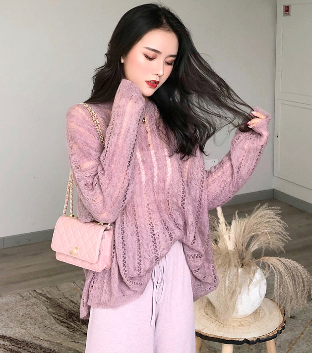 ZL707 Fashion Sweater Purple