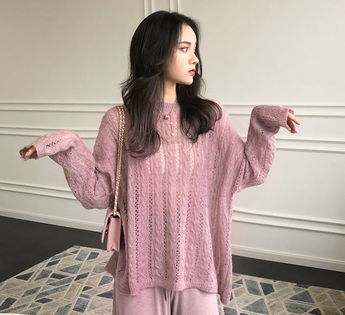 ZL707 Fashion Sweater Purple