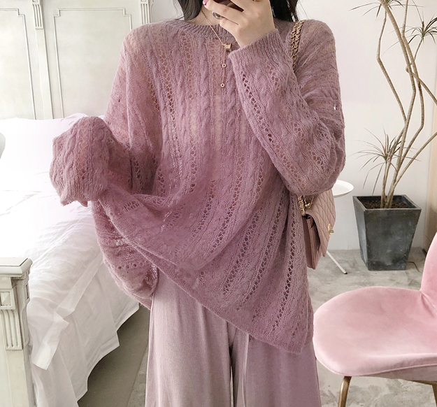 ZL707 Fashion Sweater Purple