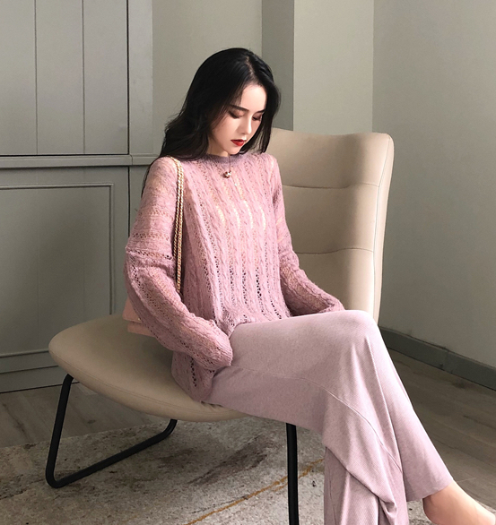ZL707 Fashion Sweater Purple