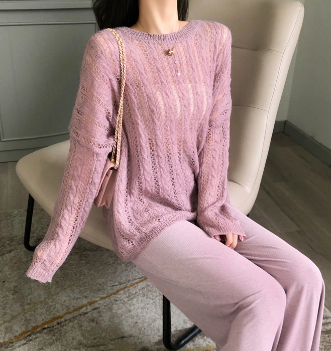 ZL707 Fashion Sweater Purple