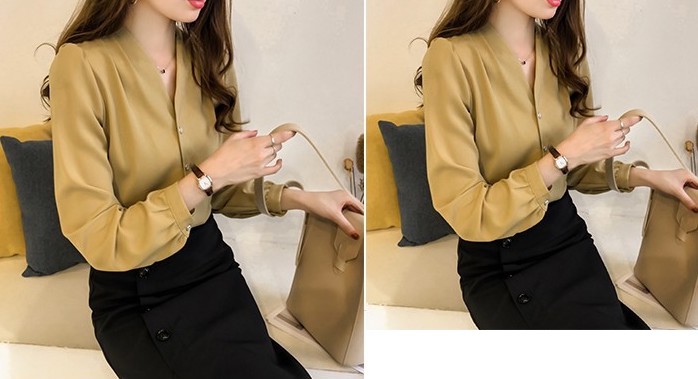 ZL715 Trendy Blouse Yellow