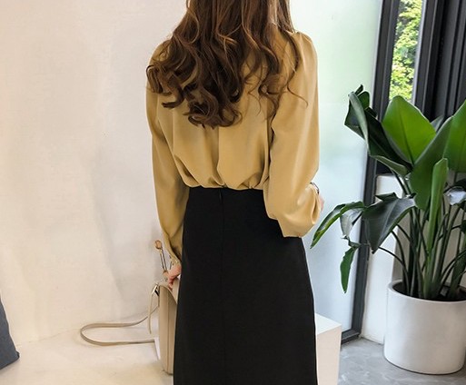 ZL715 Trendy Blouse Yellow