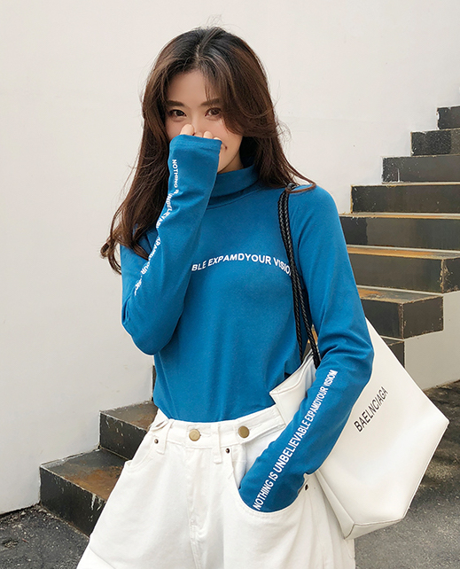 ZL716 Casual Top Blue