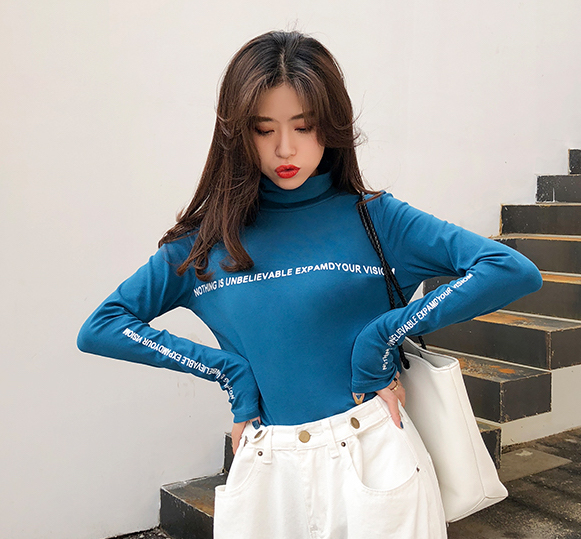 ZL716 Casual Top Blue