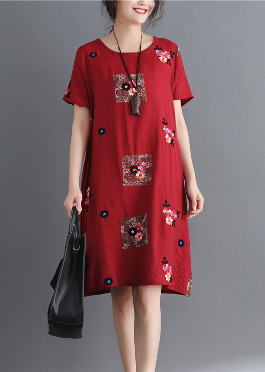 ZL721 Charming Dress Maroon