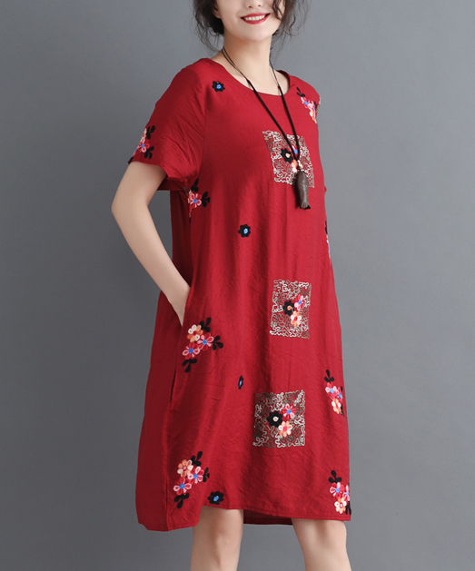 ZL721 Charming Dress Maroon