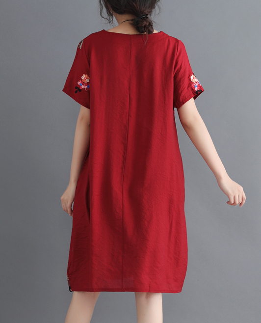 ZL721 Charming Dress Maroon