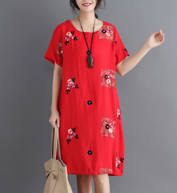 ZL721 Charming Dress Red