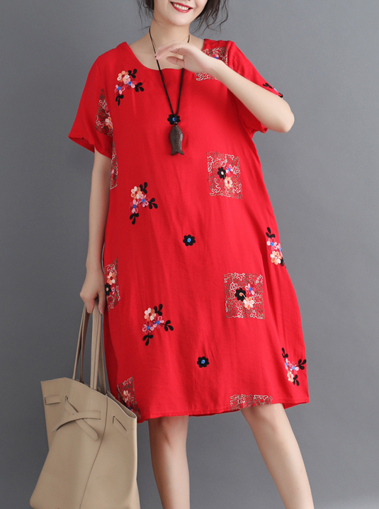 ZL721 Charming Dress Red