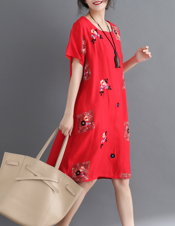 ZL721 Charming Dress Red
