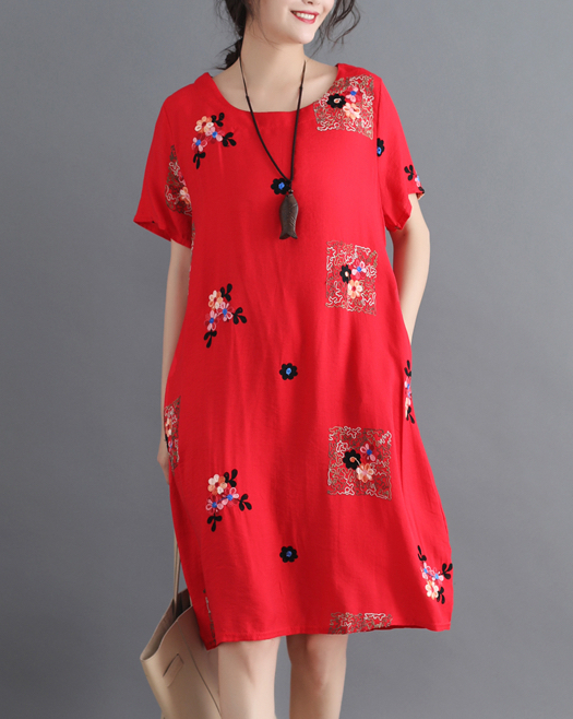 ZL721 Charming Dress Red