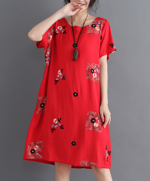 ZL721 Charming Dress Red