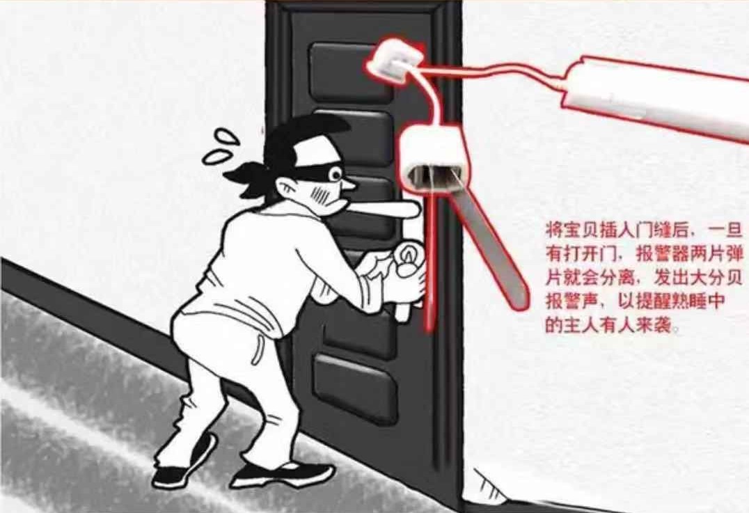 DW 003 门窗警报器/Door & window Alarm (Orange)