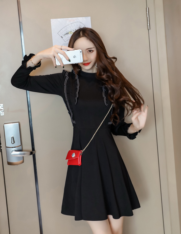 FF-123 Trendy Dress Black