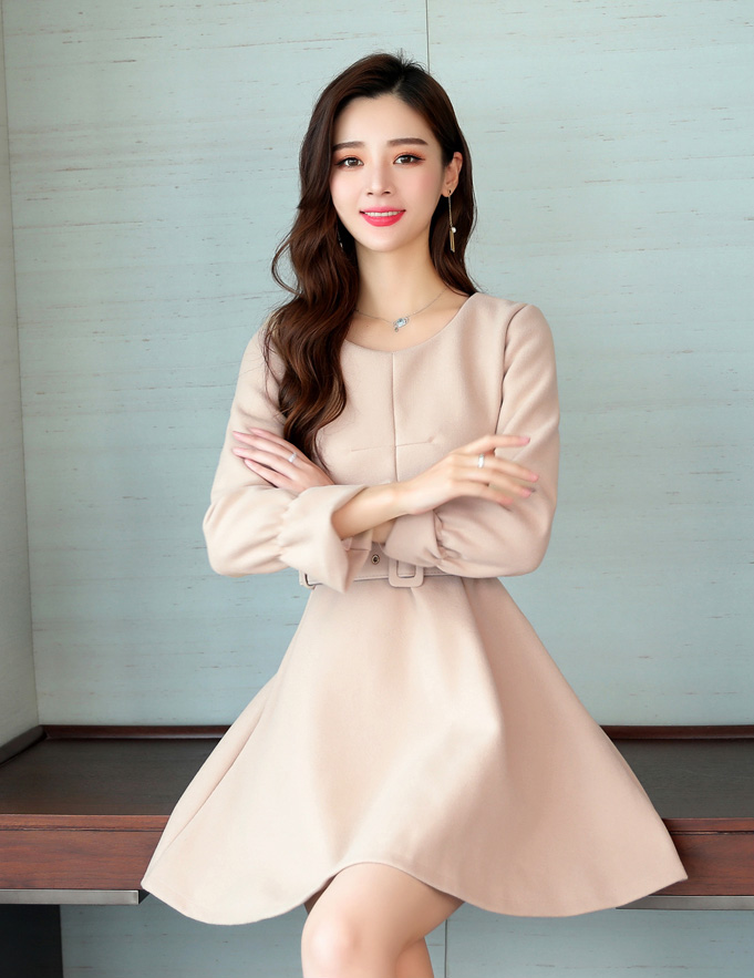 FF-127 Charming Dress Khaki