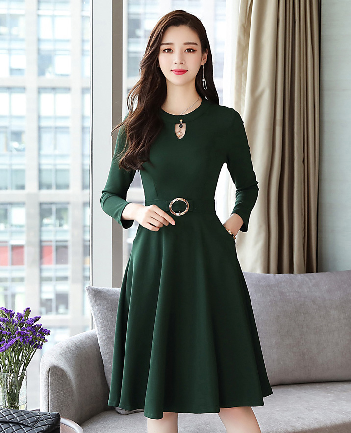 FF-128 Stylish Dress Green