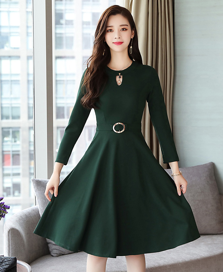 FF-128 Stylish Dress Green
