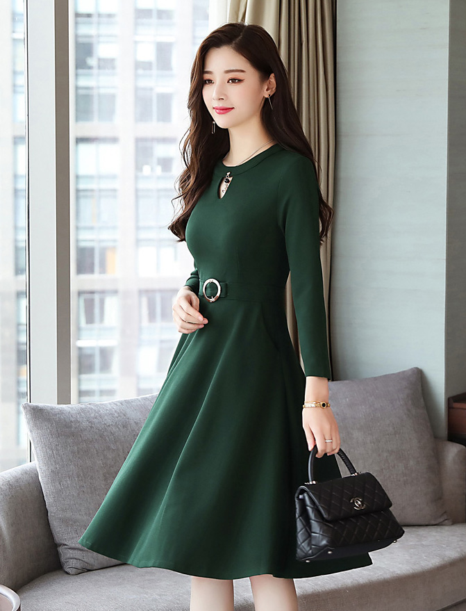 FF-128 Stylish Dress Green