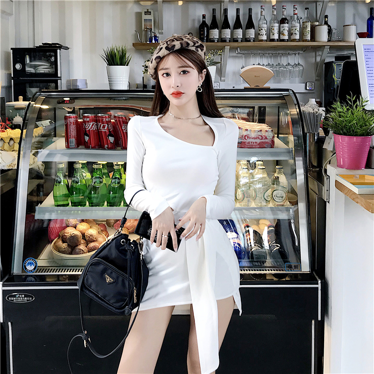 FF-130 Stylish Bodycon Dress White