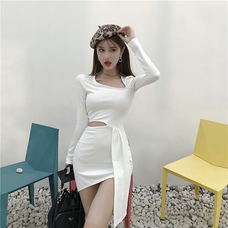 FF-130 Stylish Bodycon Dress White