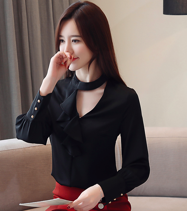 FF-139 Fashion OL Top Black