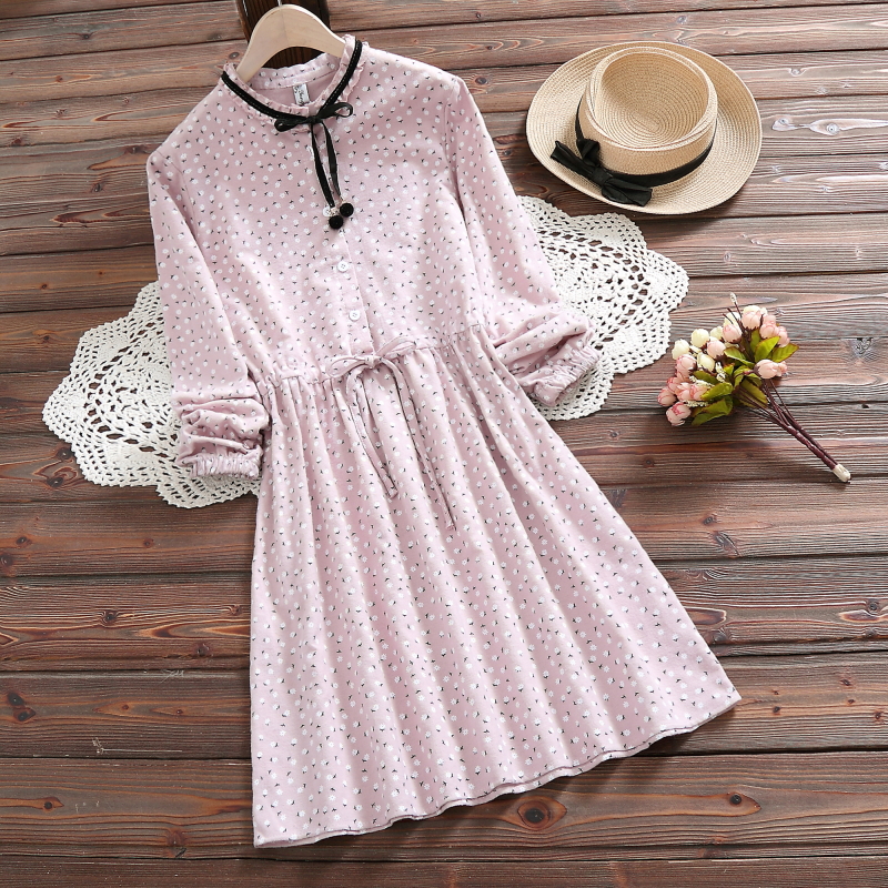 FF-142 Lovely Floral Dress Red