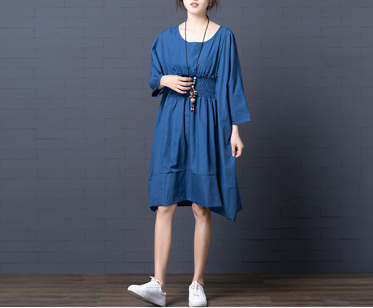 FF-144 Trendy Dress Blue