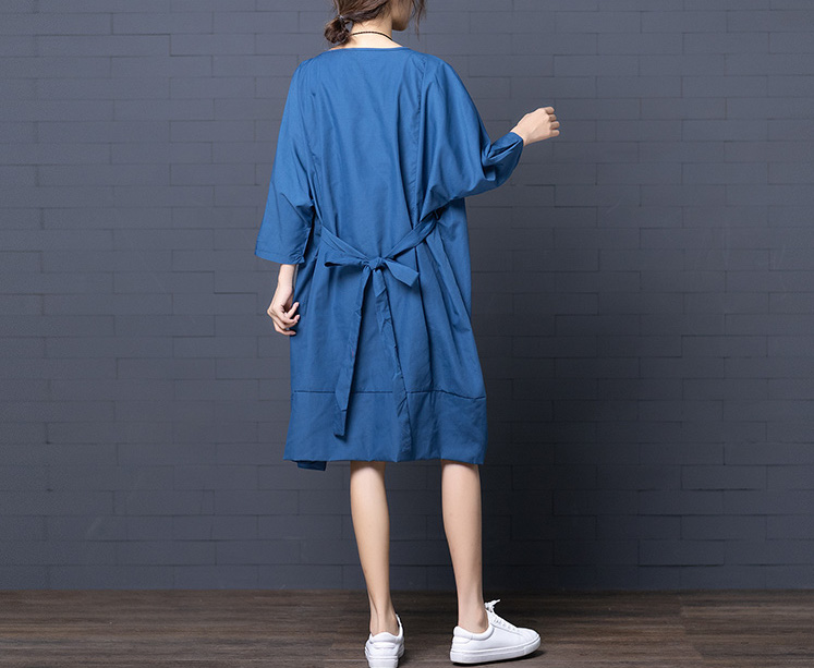 FF-144 Trendy Dress Blue