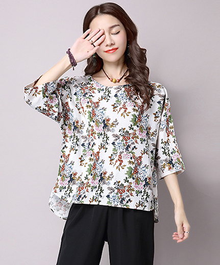 ST-666 Fashion Blouse White