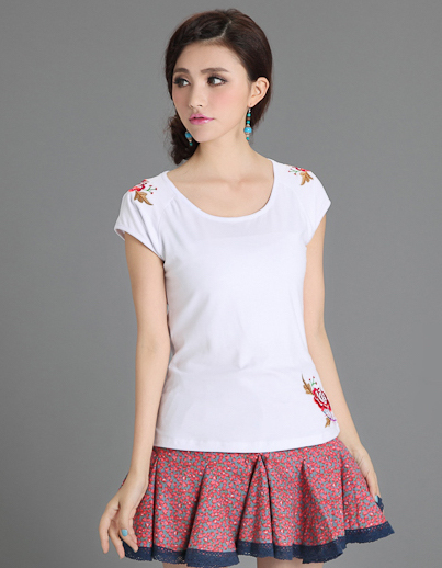 ST-669 Stylish Top White