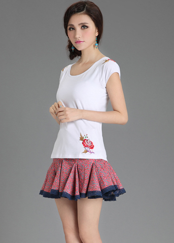 ST-669 Stylish Top White